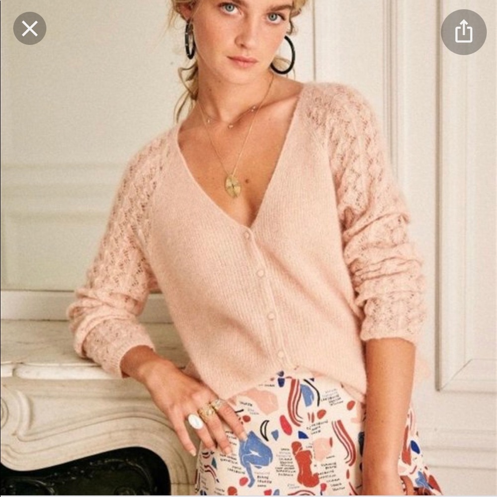 Sezane Garance Jumper. Excellent condition, NWOT. Petal color